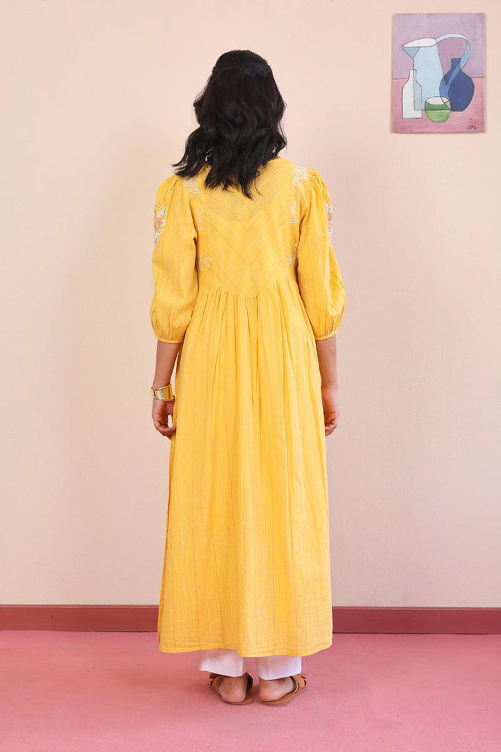 Generation - Serenity Dress - Yellow - Lawn - 1 Piece