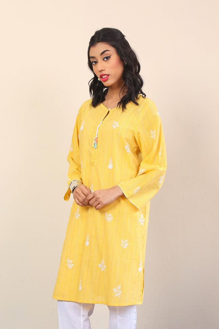 Generation - Serenity Kurta - Yellow - Lawn - 1 Piece
