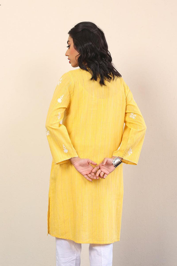 Generation - Serenity Kurta - Yellow - Lawn - 1 Piece