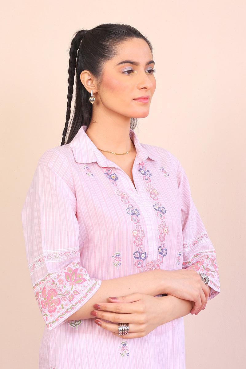 Generation - Coastal Shirt - Pink - Lawn - 1 Piece