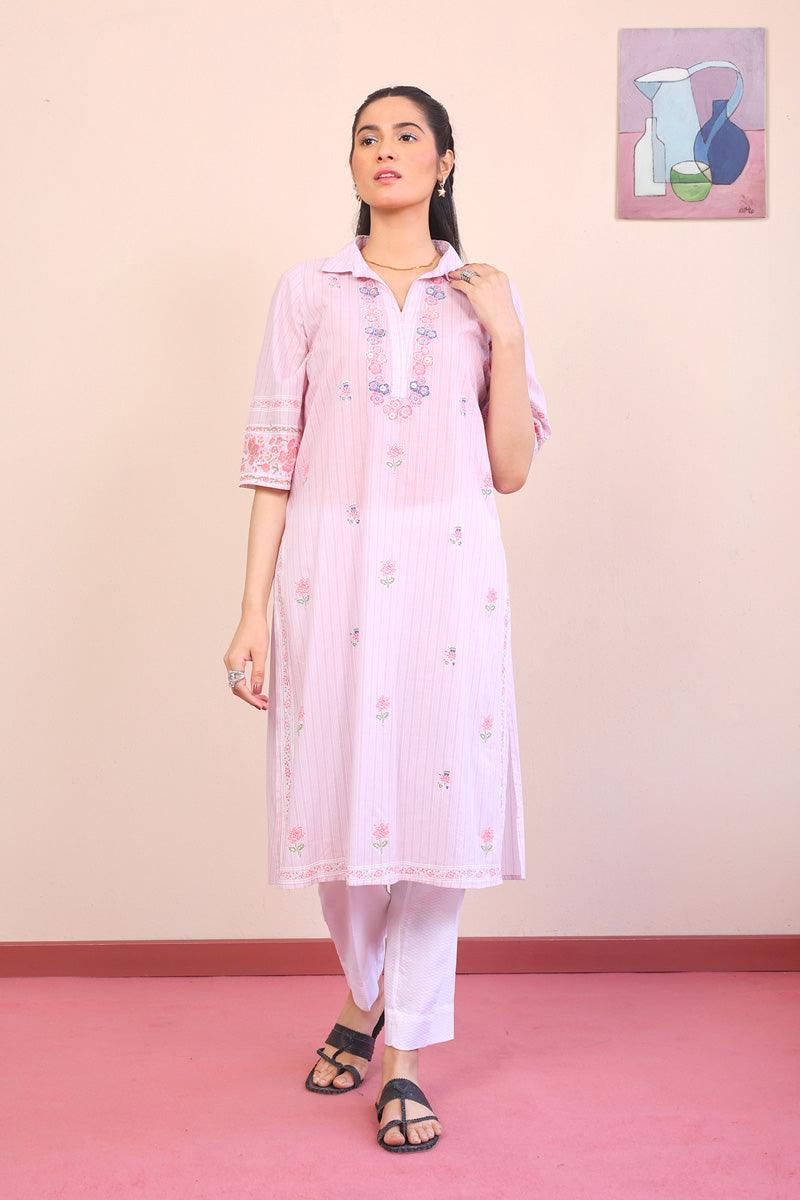 Generation - Coastal Shirt - Pink - Lawn - 1 Piece