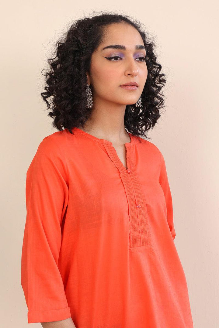 Generation - Mocktail Set - 2 Piece - Orange - Lawn
