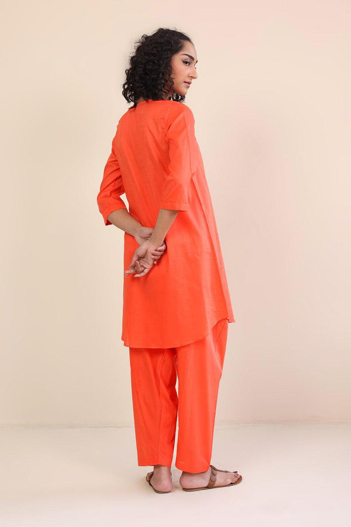 Generation - Mocktail Set - 2 Piece - Orange - Lawn