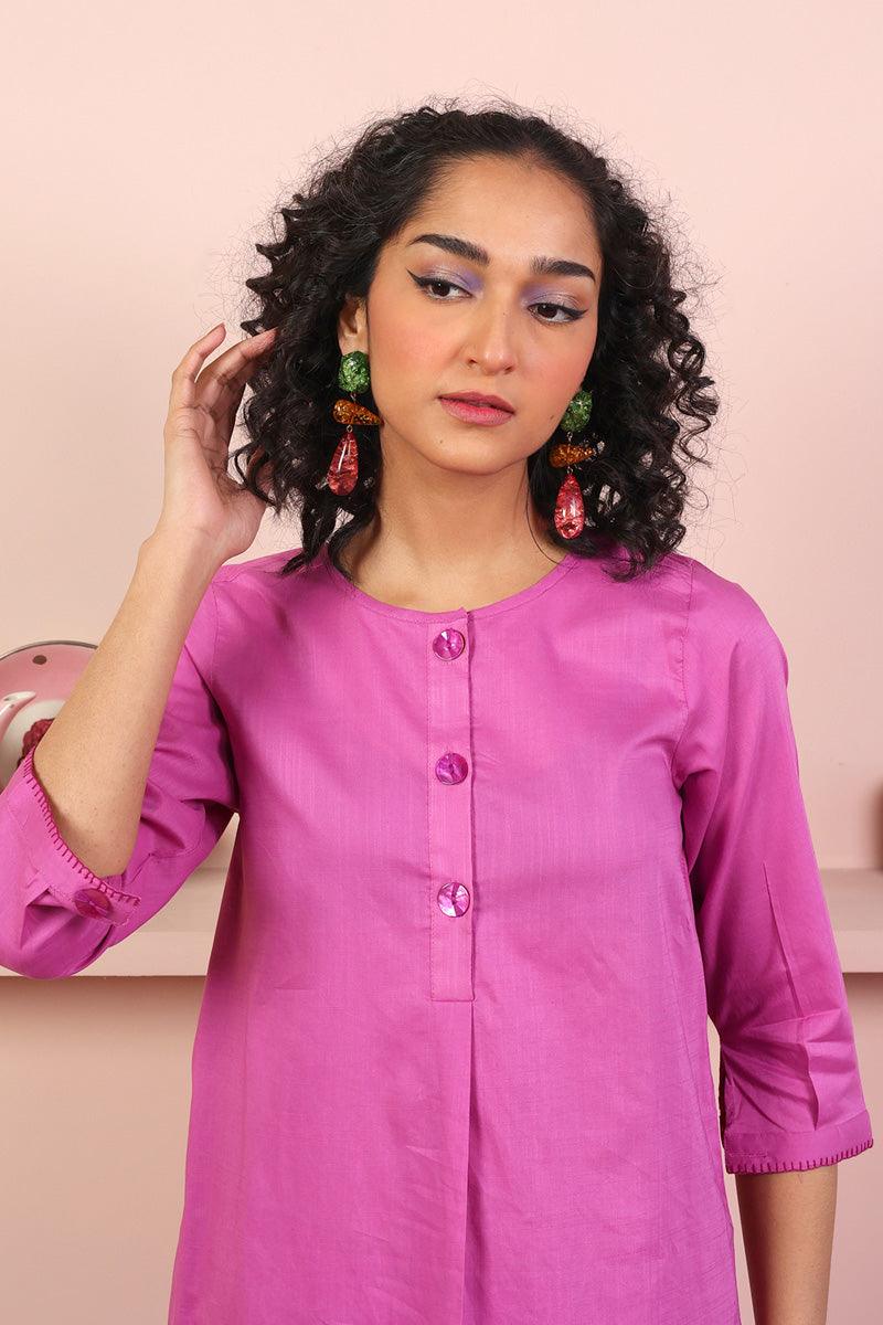 Generation - 2-Piece Mocktail Set - Pink - Lawn
