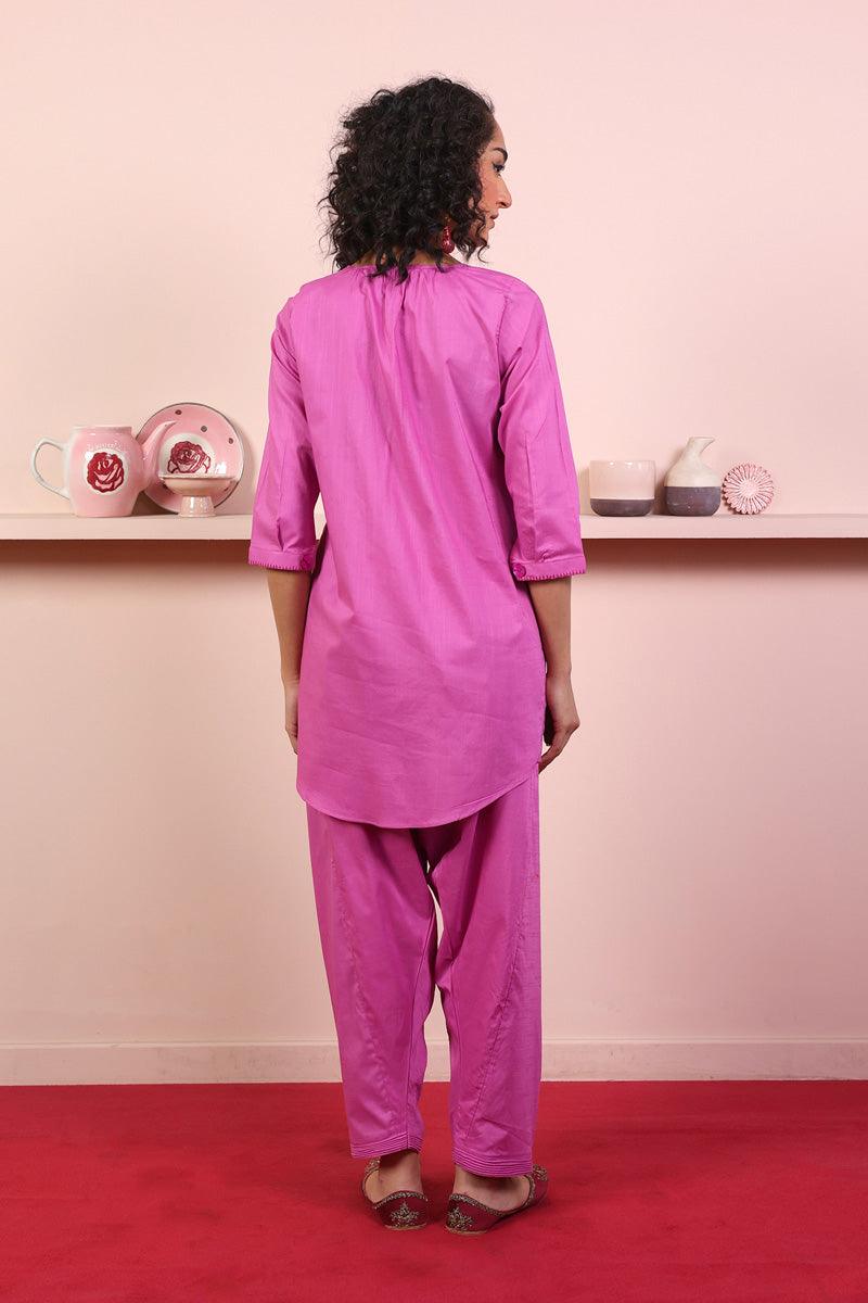 Generation - 2-Piece Mocktail Set - Pink - Lawn