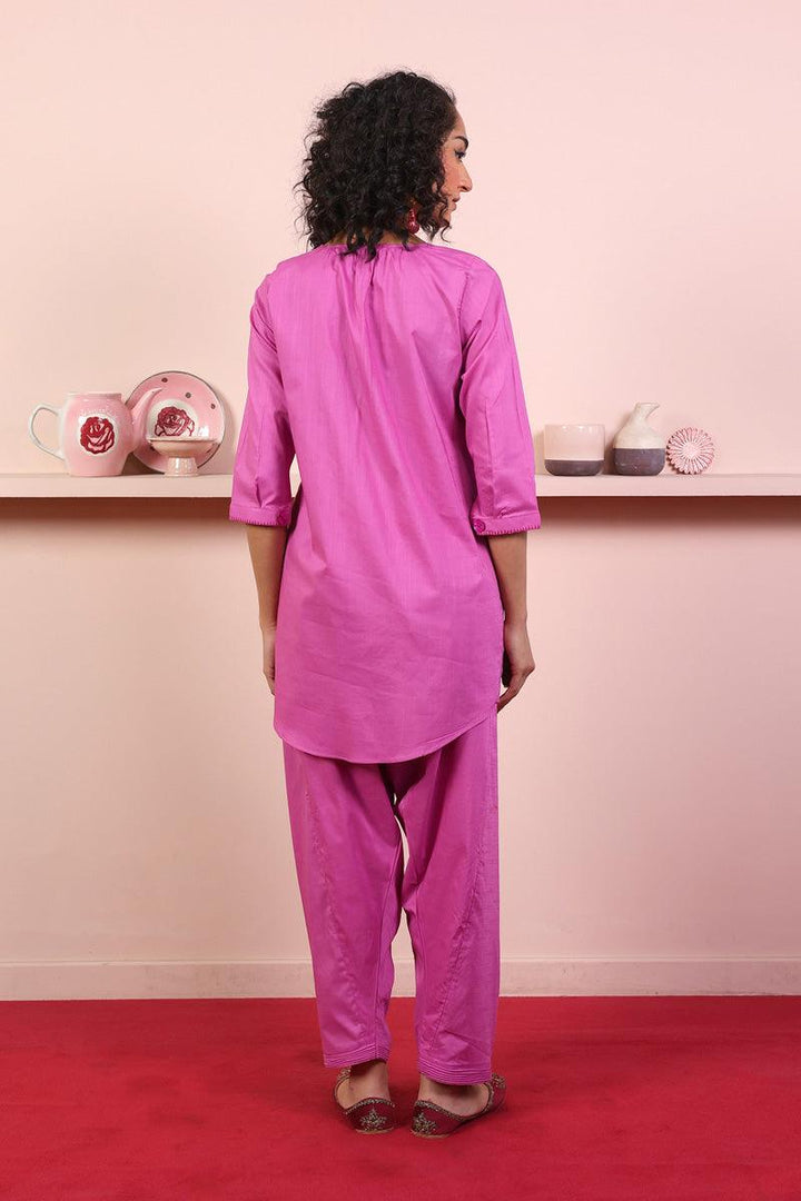 Generation - 2-Piece Mocktail Set - Pink - Lawn