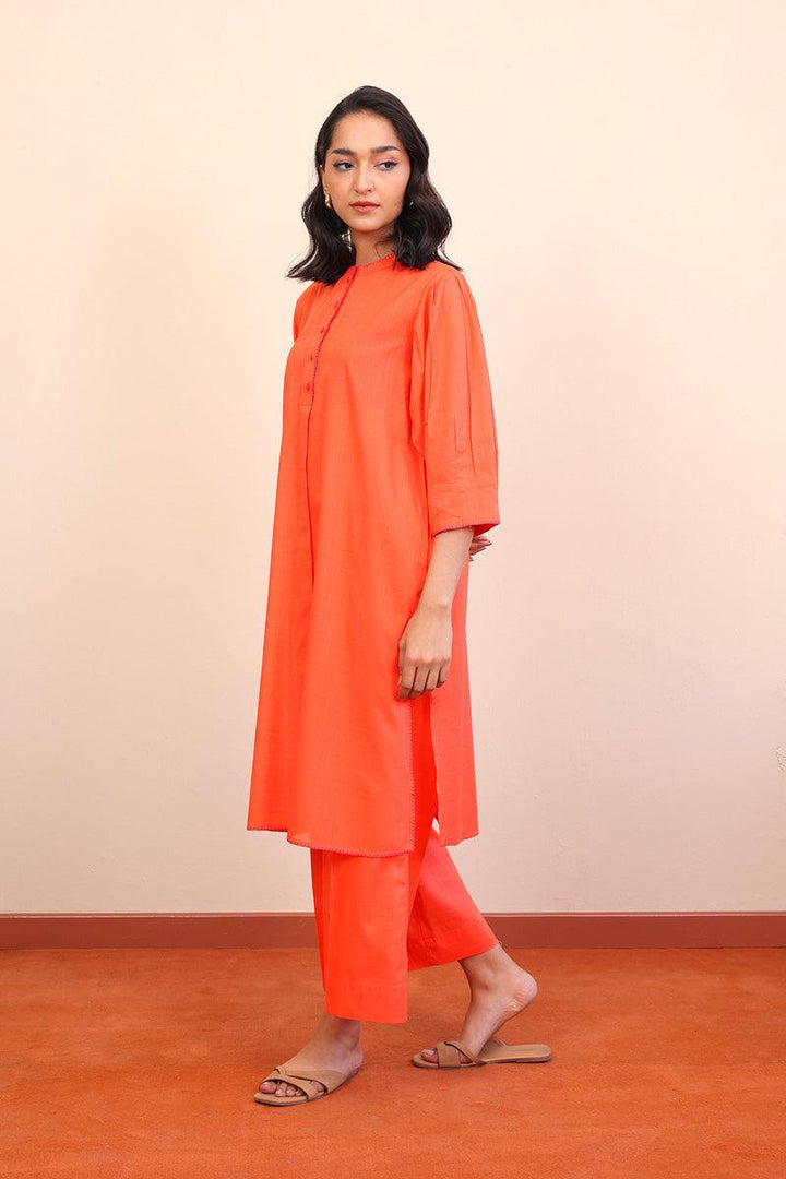 Generation - Mocktail Sherbet Set - 2 Piece - Orange - Lawn