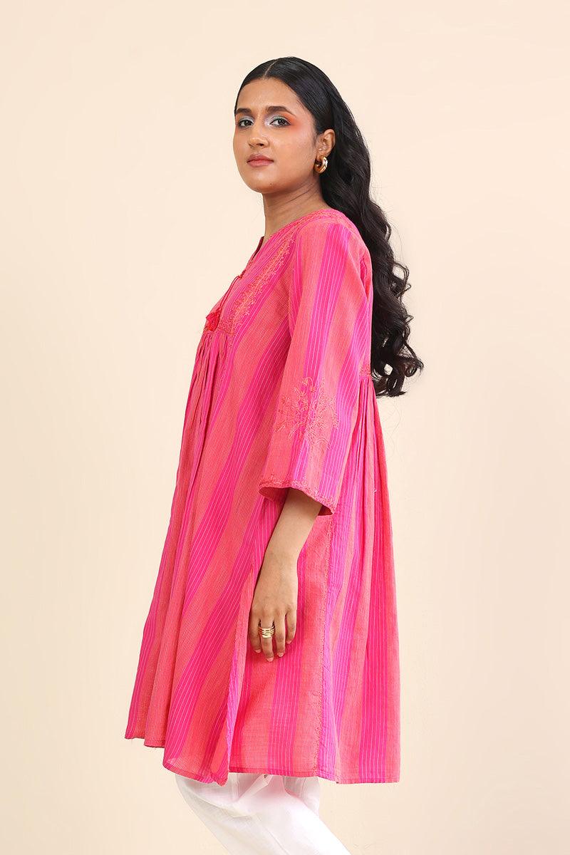 Generation - Serenity Kurta - 1 Piece - Pink - Lawn