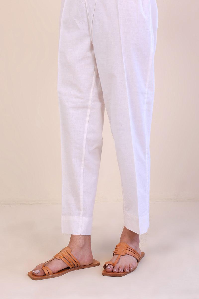 Generation - White Trouser - White - Lawn - 1 Piece