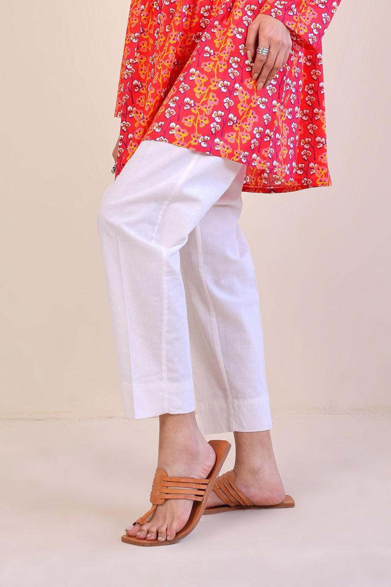 Generation - White Trouser - White - Lawn - 1 Piece