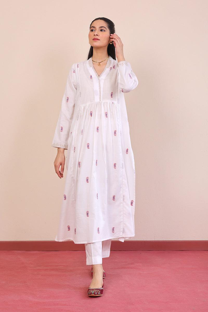 Generation - Feeling Cute Flared Shirt - White - 1 Piece