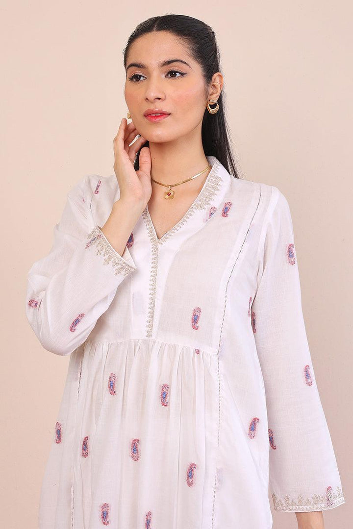 Generation - Feeling Cute Flared Shirt - White - 1 Piece