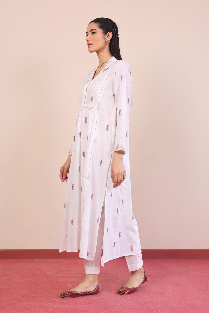 Generation - Feeling Cute Flared Shirt - White - 1 Piece