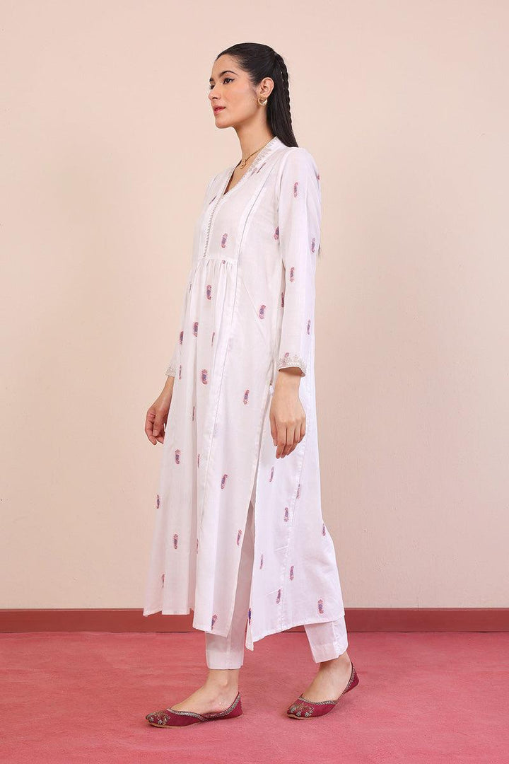 Generation - Feeling Cute Flared Shirt - White - 1 Piece