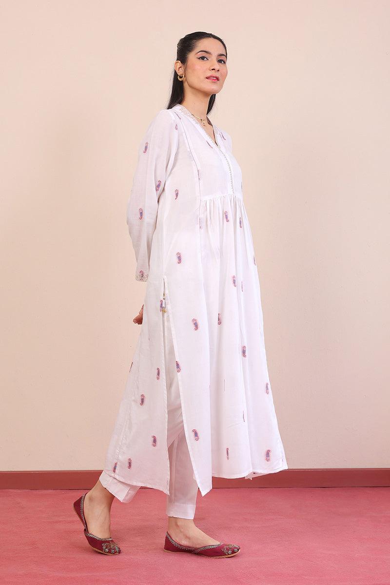 Generation - Feeling Cute Flared Shirt - White - 1 Piece