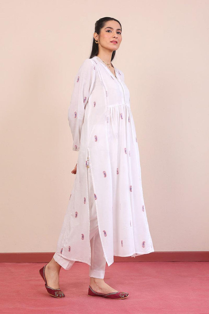 Generation - Feeling Cute Flared Shirt - White - 1 Piece
