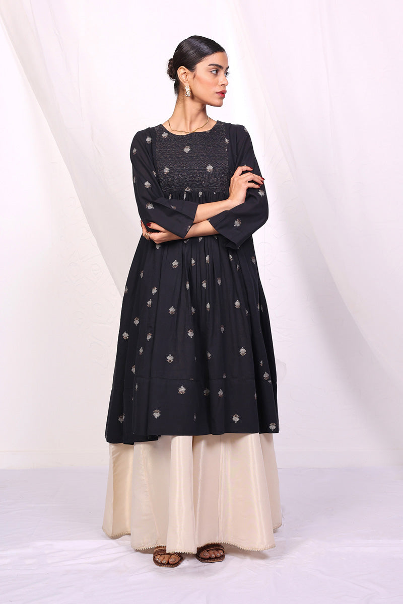 Generation - Feeling Cute Flared Frock - Black - 1 Piece