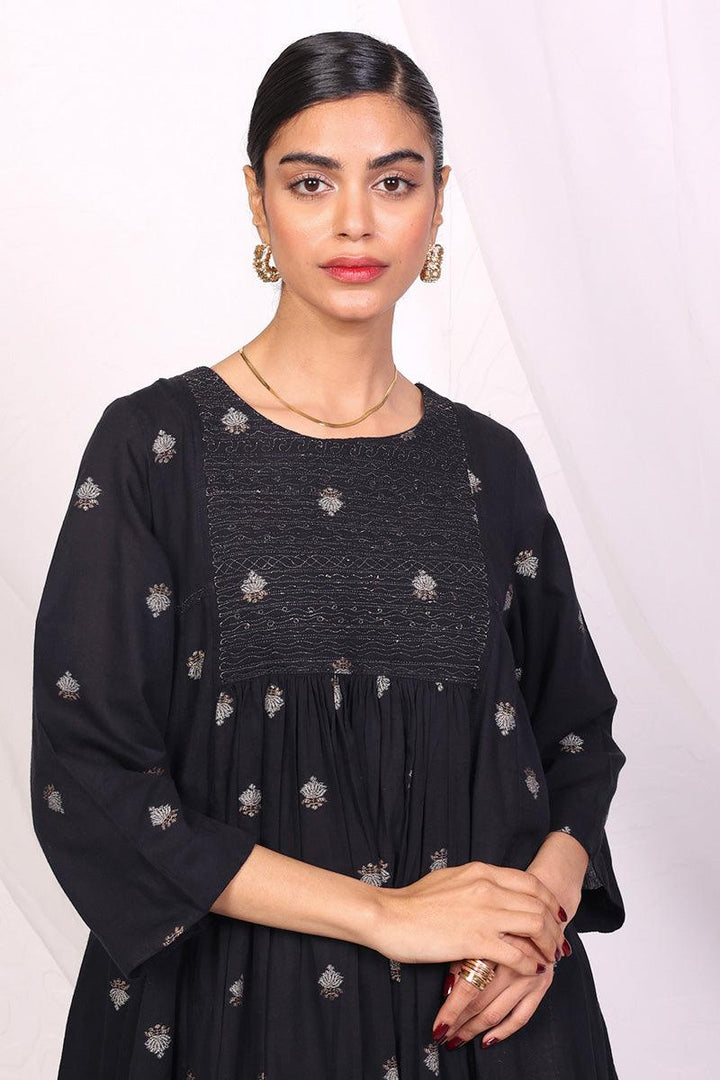 Generation - Feeling Cute Flared Frock - Black - 1 Piece