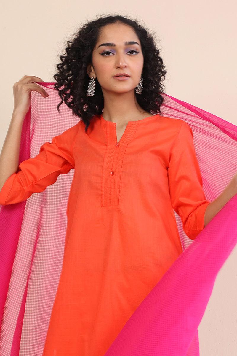 Generation - Barbie Dupatta - 1 Piece - Pink - Cotton