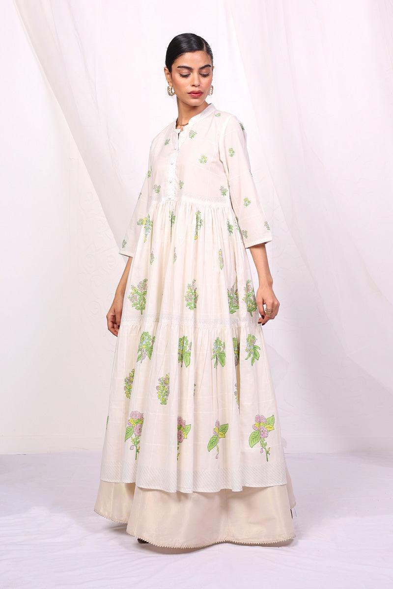 Generation - Tropic Splendour Tiered Dress - Off White - 1 Piece