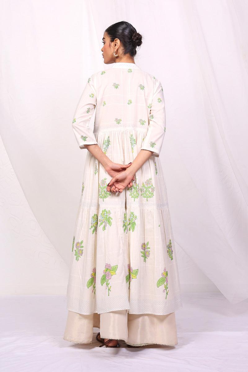 Generation - Tropic Splendour Tiered Dress - Off White - 1 Piece