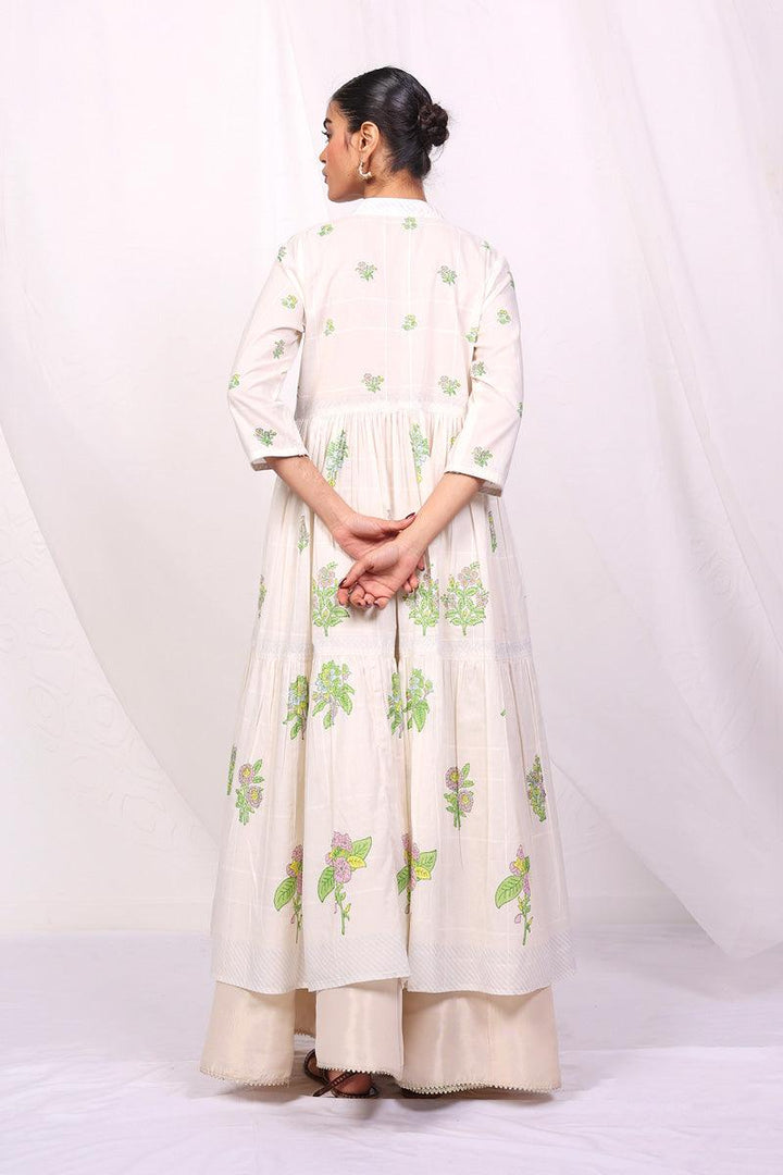 Generation - Tropic Splendour Tiered Dress - Off White - 1 Piece