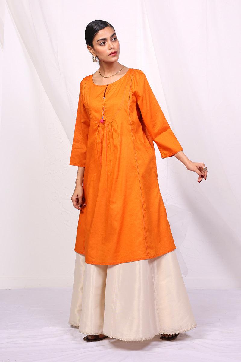 Generation - Punk Flared Frock - Orange - 1 Piece