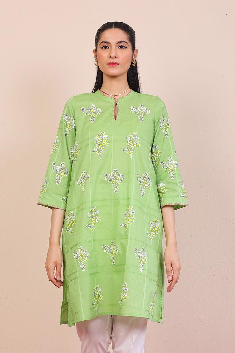 Generation - Tropic Splendour Flared Kurta - Green - 1 Piece