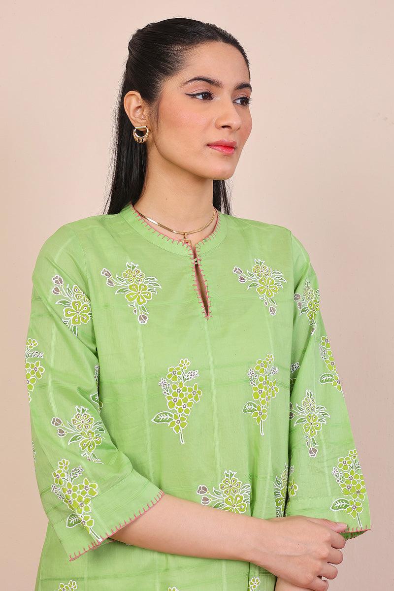 Generation - Tropic Splendour Flared Kurta - Green - 1 Piece