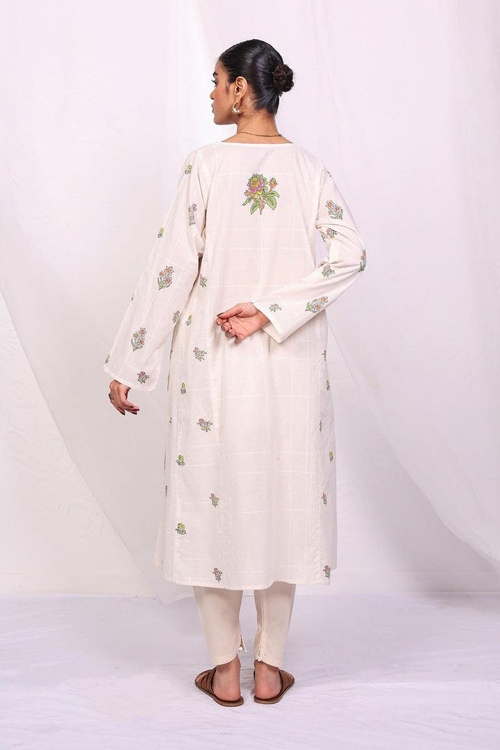 Generation - Tropic Splendour A-line Kurta - Off White - 1 Piece