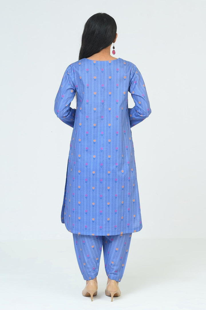 Mizaj | Bloom Story | 2 Pc | Unstitched | Cambric Shirt & Trouser | S2CB-22095993 - Studio by TCS