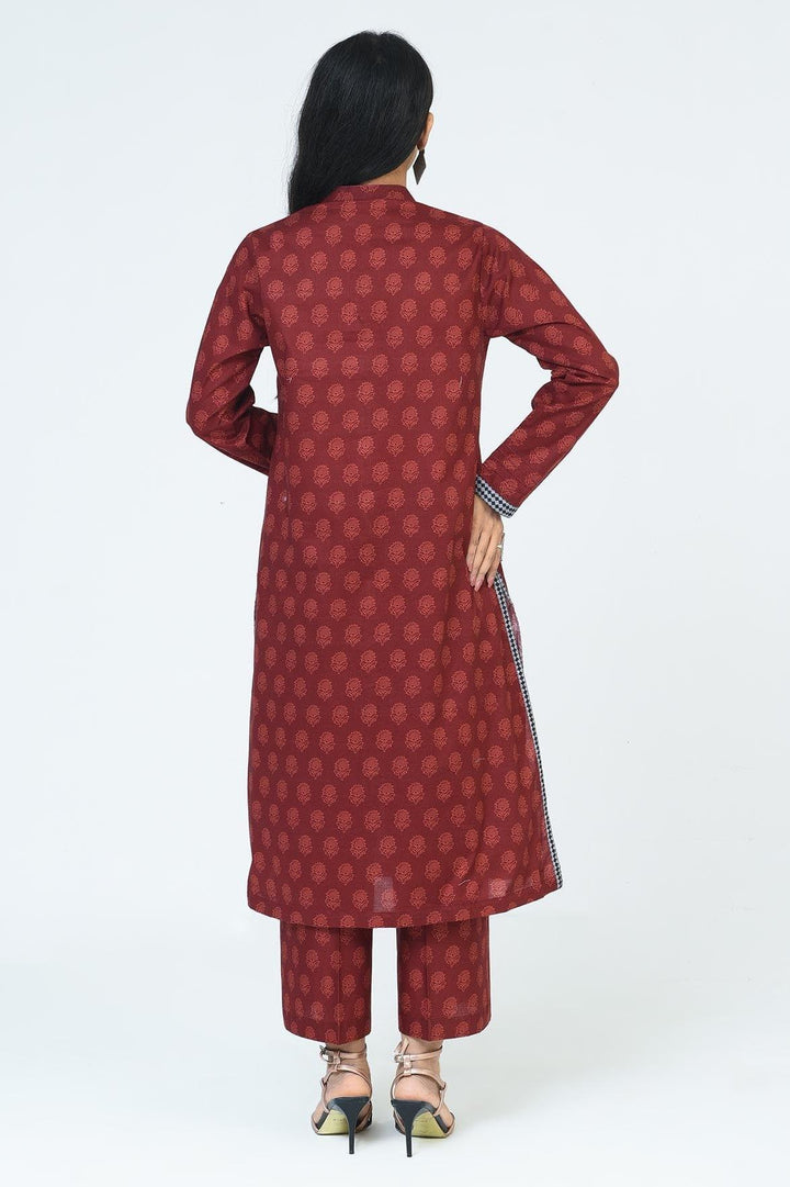 Mizaj | Indie Glow | 2 Pc | Unstitched | Cambric Shirt & Trouser | S2CB-22095997 - Studio by TCS