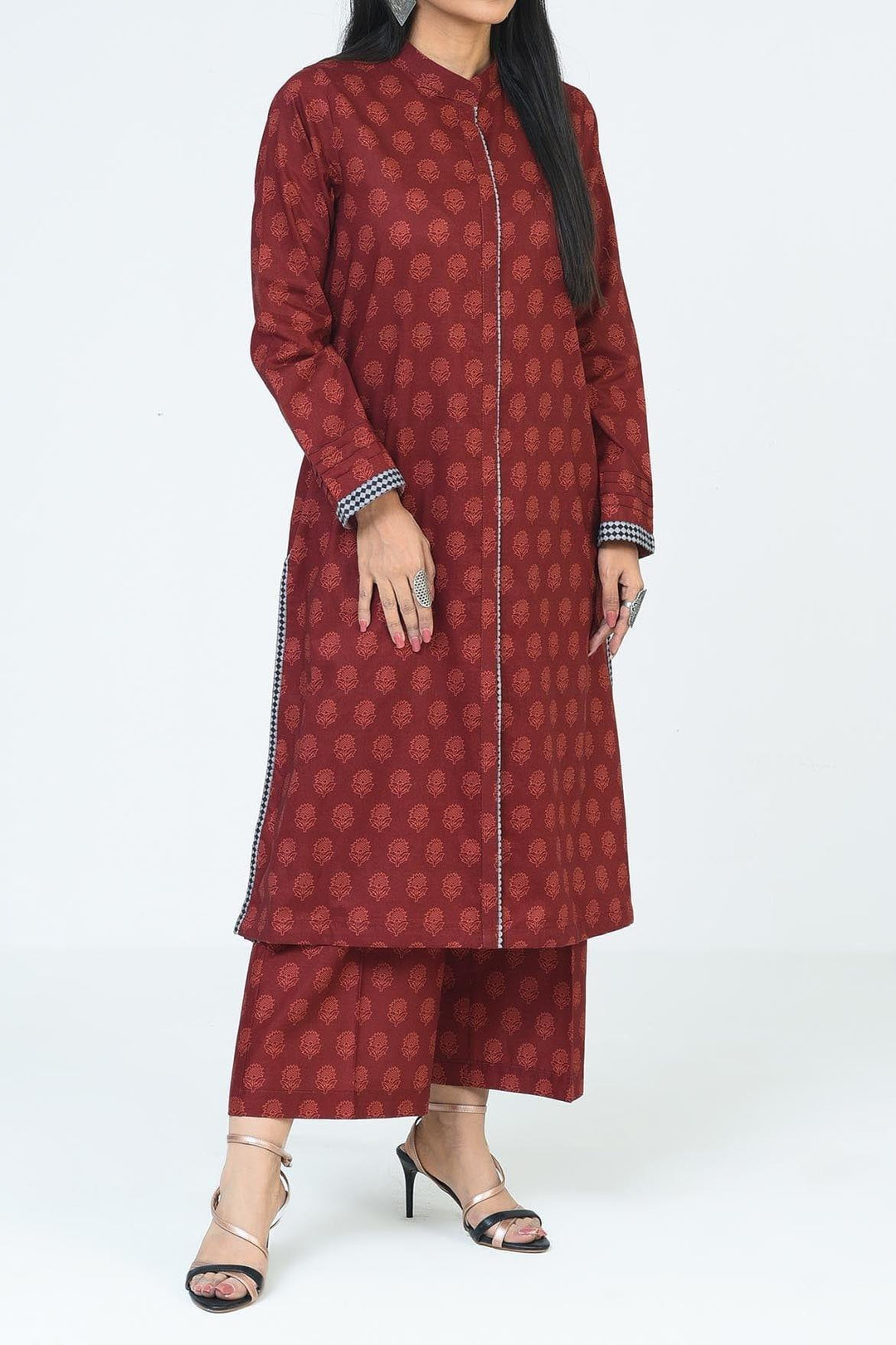 Mizaj | Indie Glow | 2 Pc | Unstitched | Cambric Shirt & Trouser | S2CB-22095997 - Studio by TCS