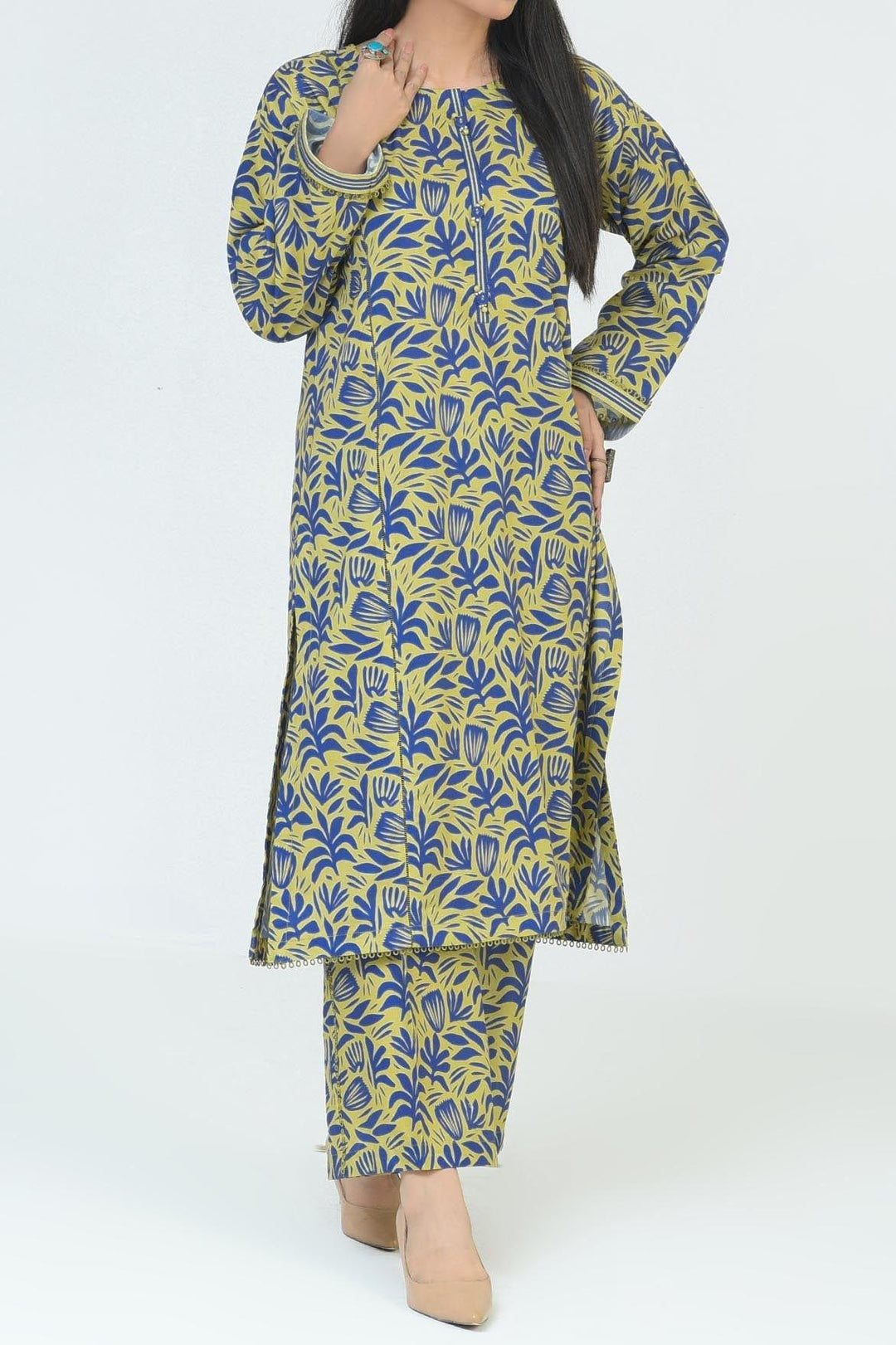 Mizaj | Sheen | 2 Pc | Unstitched | Cambric Shirt & Trouser | S2CB-22095999 - Studio by TCS
