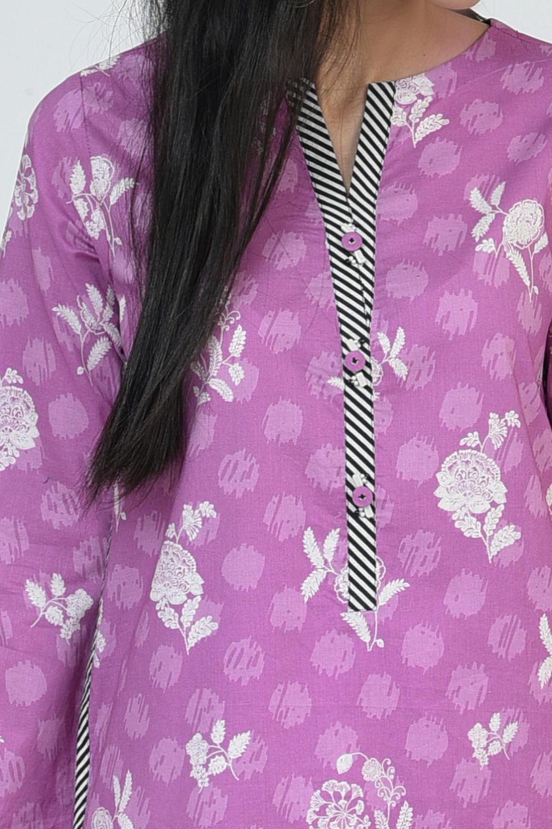 Mizaj | Flamingo | 2 Pc | Unstitched | Cambric Shirt & Trouser | S2CB-22096006 - Studio by TCS