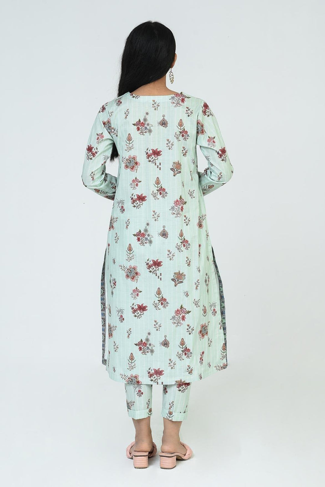 Mizaj | Oriental Flora |2 Pc | Unstitched | Cambric Shirt & Trouser | S2CB-22096012 - Studio by TCS
