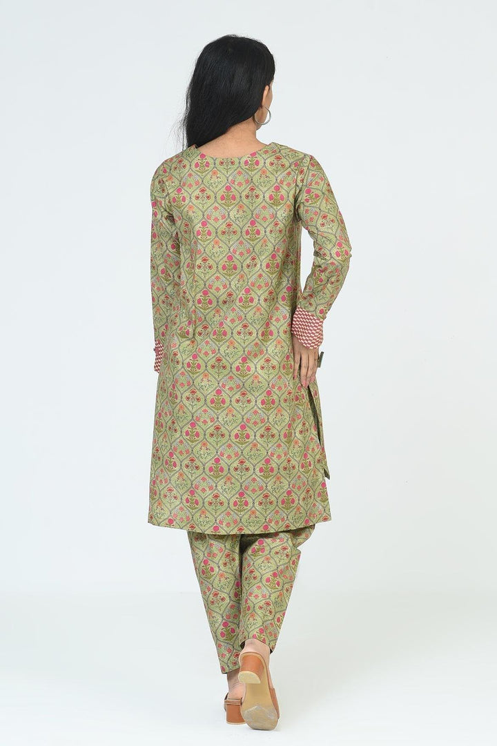 Mizaj | Pistachio | 2 Pc | Unstitched | Cambric Shirt & Trouser | S2CB-22096014 - Studio by TCS