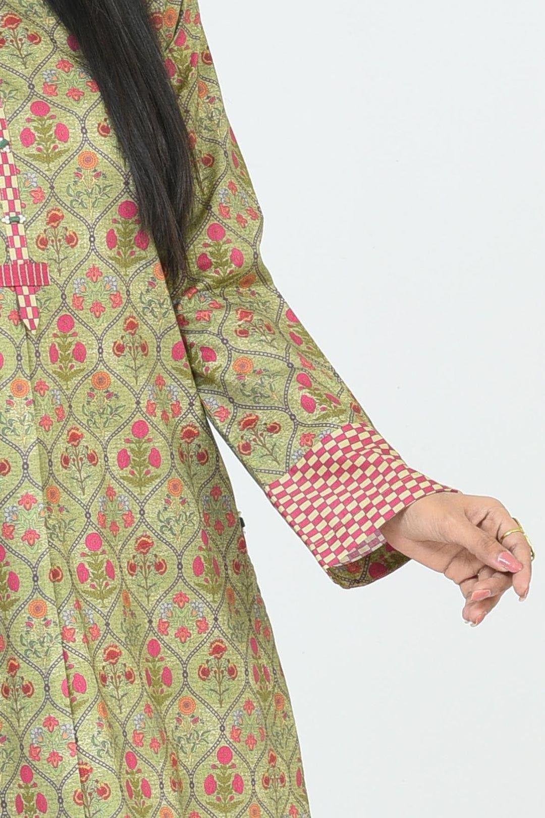 Mizaj | Pistachio | 2 Pc | Unstitched | Cambric Shirt & Trouser | S2CB-22096014 - Studio by TCS