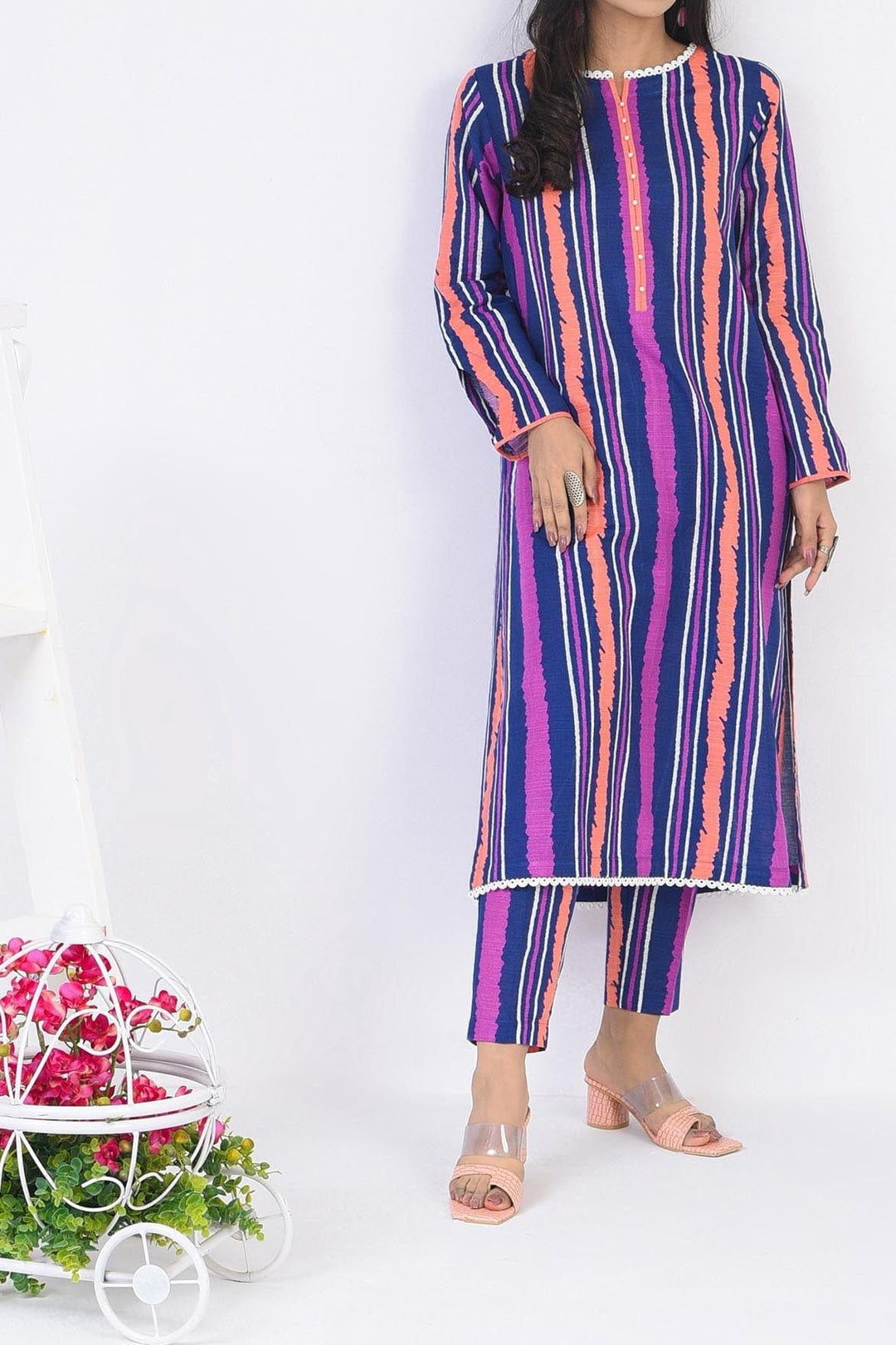 Mizaj | 2 Pc | Unstitched | Khaddar Shirt & Trouser | S2K-22096183 - Studio by TCS