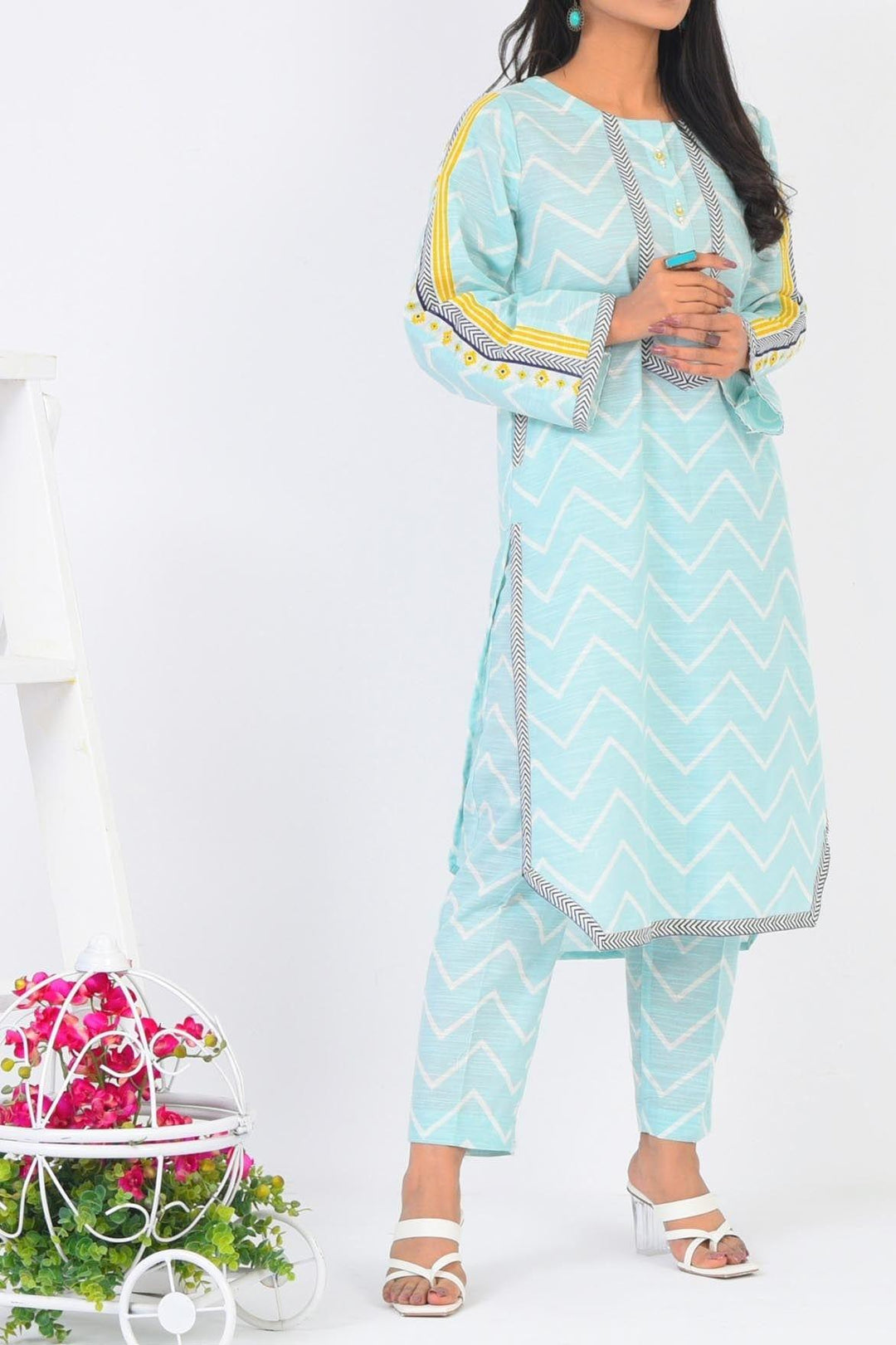 Mizaj | 2 Pc | Unstitched | Khaddar Shirt & Trouser | S2K-22096192 - Studio by TCS