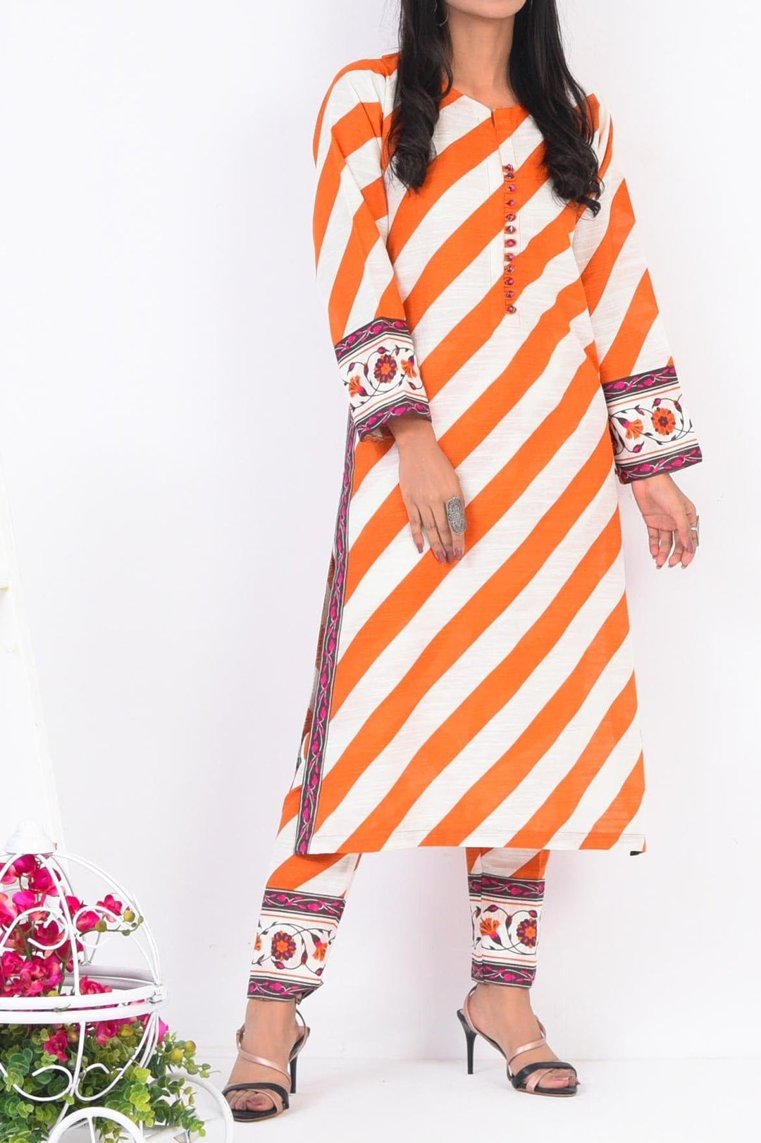 Mizaj | 2 Pc | Unstitched | Khaddar Shirt & Trouser | S2K-22096193 - Studio by TCS