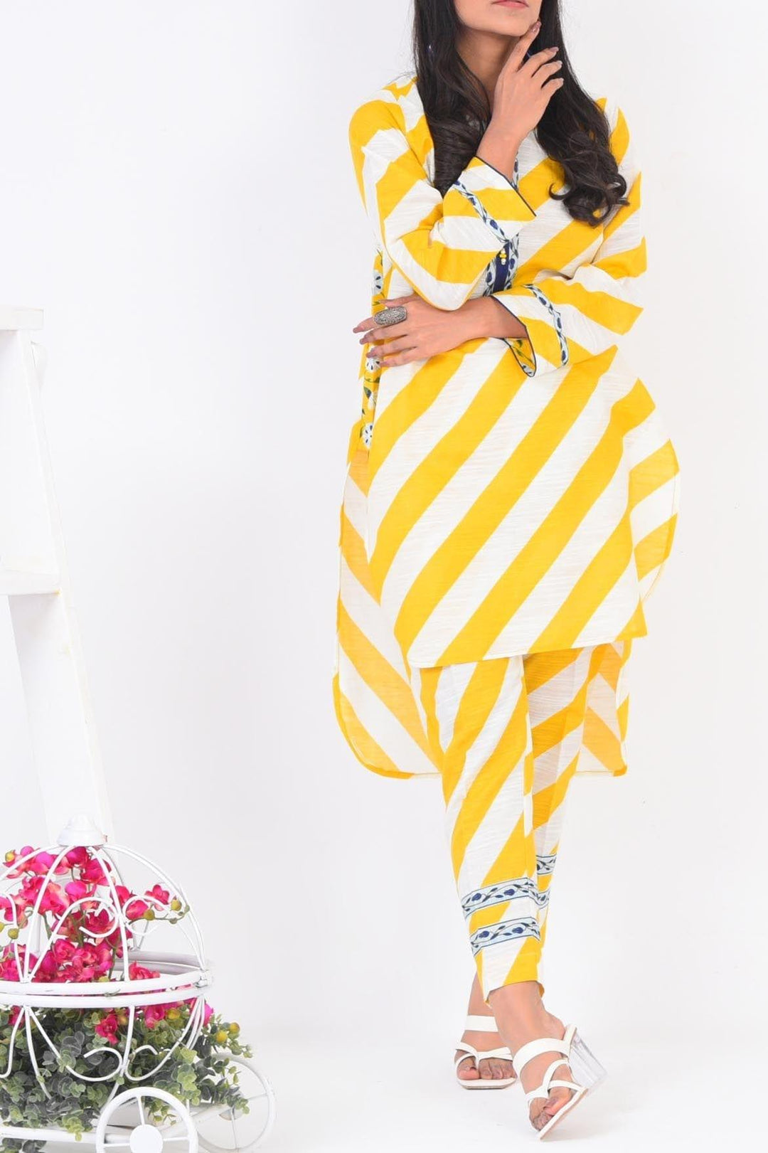 Mizaj | 2 Pc | Unstitched | Khaddar Shirt & Trouser | S2K-22096194 - Studio by TCS