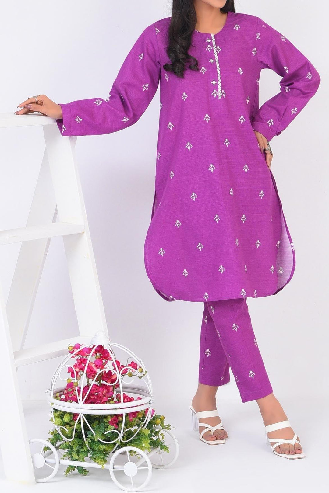 Mizaj | 2 Pc | Unstitched | Khaddar Shirt & Trouser | S2K-22096197 - Studio by TCS