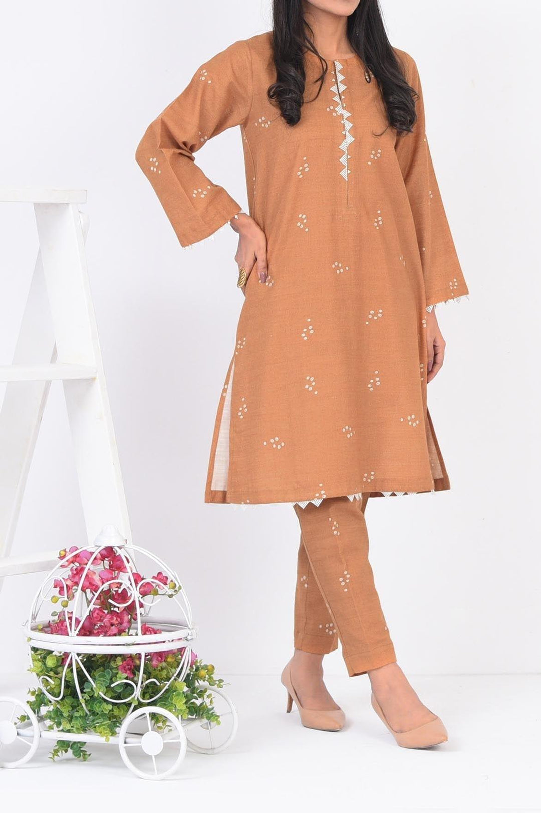 Mizaj | 2 Pc | Unstitched | Khaddar Shirt & Trouser | S2K-22096200 - Studio by TCS