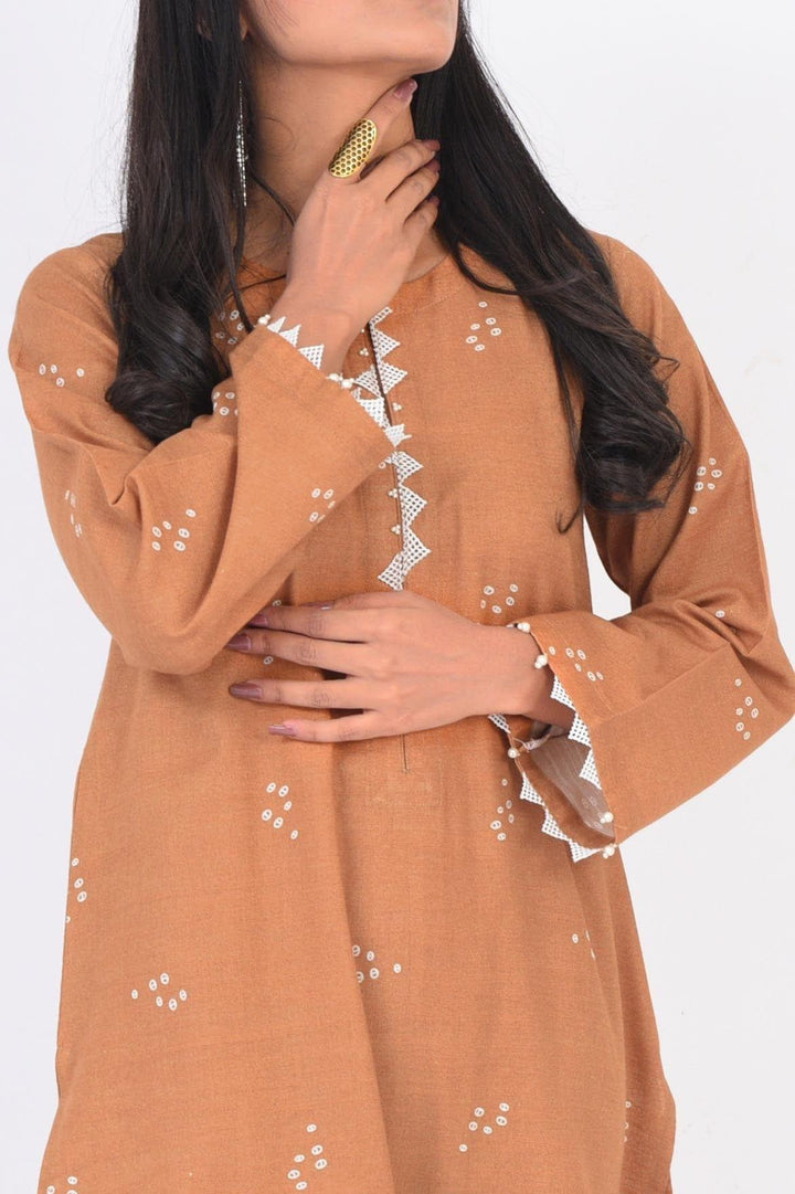 Mizaj | 2 Pc | Unstitched | Khaddar Shirt & Trouser | S2K-22096200 - Studio by TCS