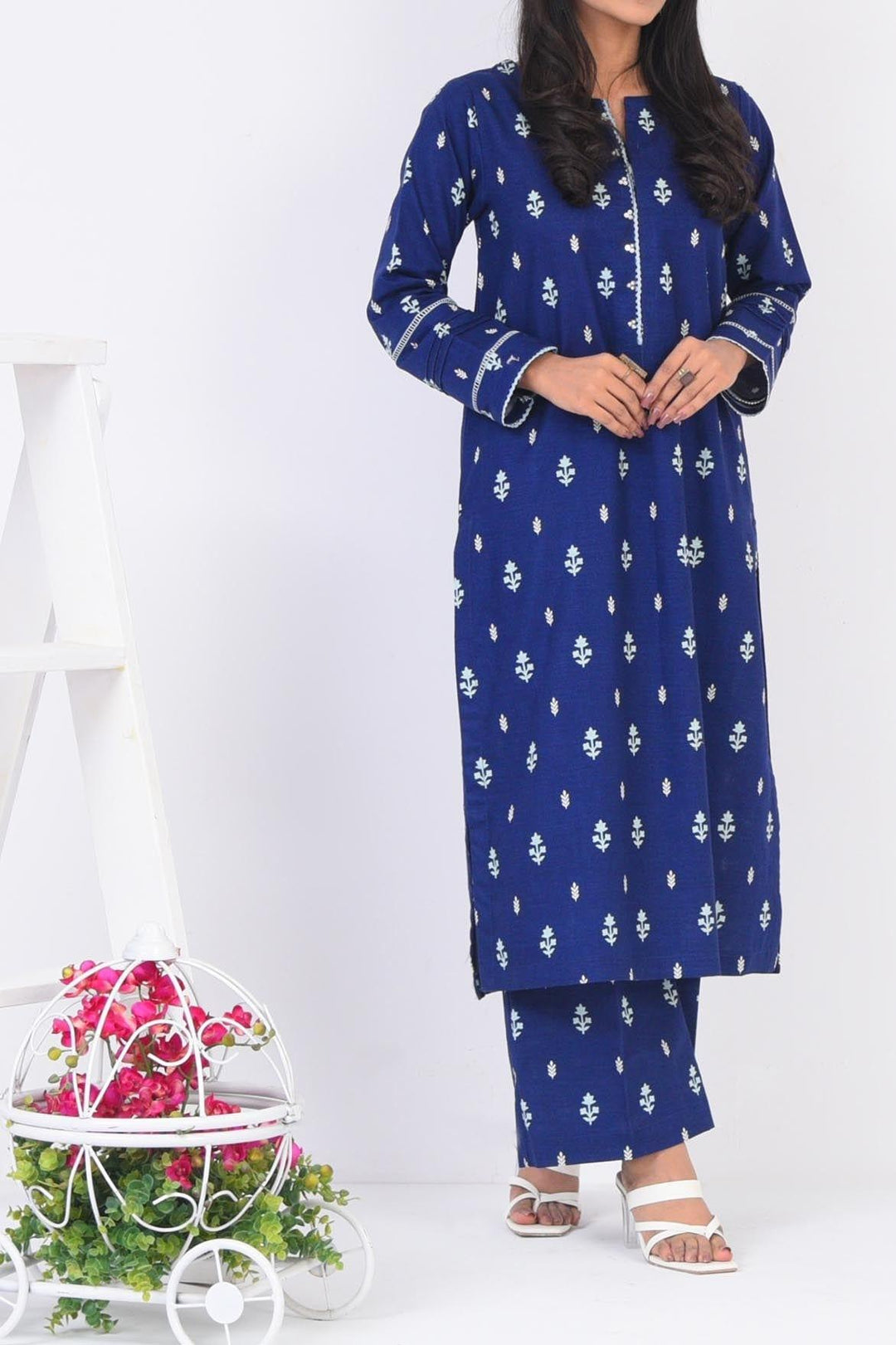 Mizaj | 2 Pc | Unstitched | Khaddar Shirt & Trouser | S2K-22096204 - Studio by TCS