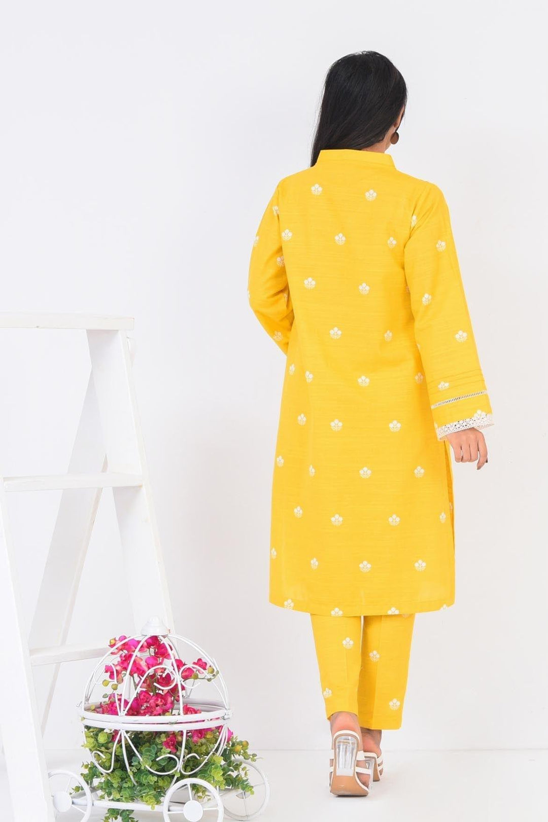 Mizaj - 2 Pc - Unstitched - Khaddar Shirt & Trouser - S2K-22096206 - Studio by TCS