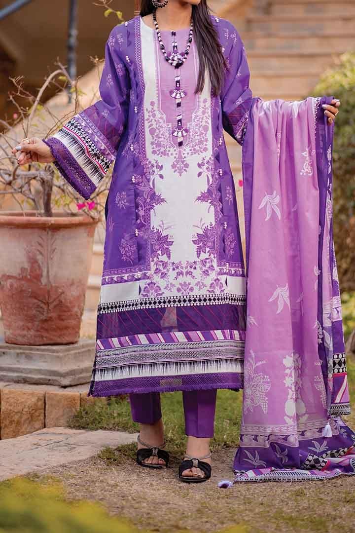 Mizaj - Unstitched Lawn - 3 PC - Studio by TCS