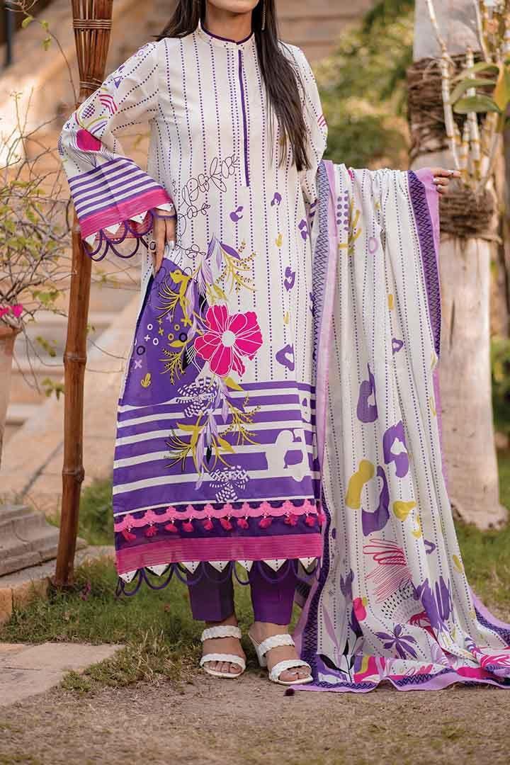Mizaj - Unstitched Lawn - 3 PC - Studio by TCS
