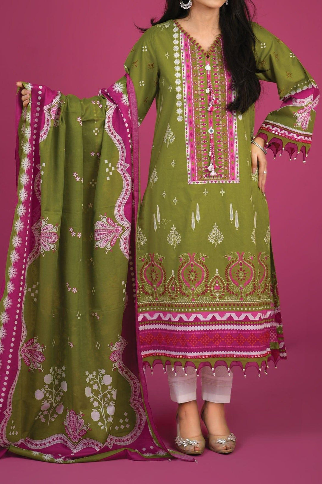 Mizaj - 3 Piece | Unstitched | Lawn - S3L-220386 - Studio by TCS